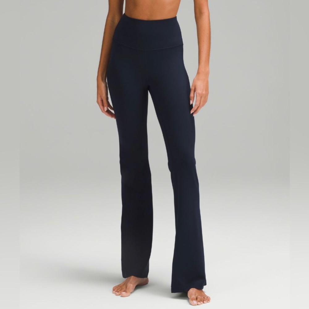 Navy Lululemon Flare Leggings